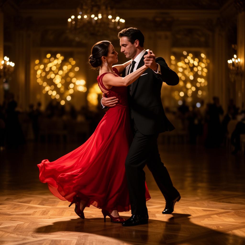 Elegant ballroom dancing in Veghel